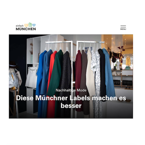 bayerinas einfach münchen artikel über Münchner Labels, die es besser machen und nachhaltige Mode
