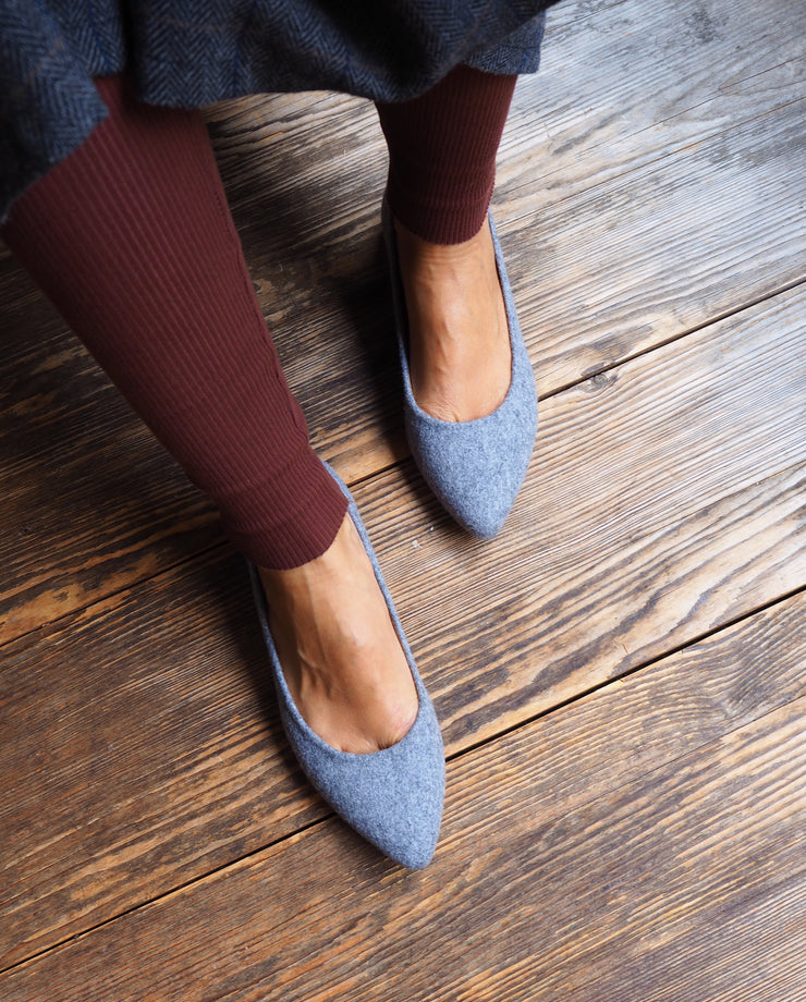Damen Ballerinas Herzmuster Spitz main image 0